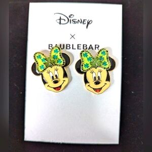 Disney x Baublebar Minnie Shamrock St.Patrick's Earrings.....